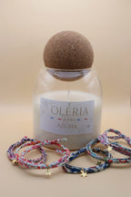 La Bougie Azuria- la tendresse du fruit et du bois - Oléria Home