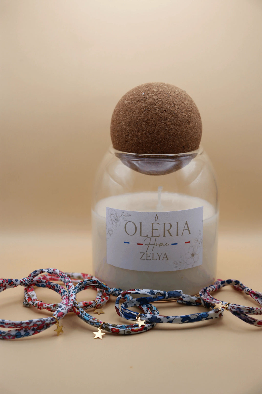 La Bougie Zélia- l'âme fruité et vanillé Oléria Home